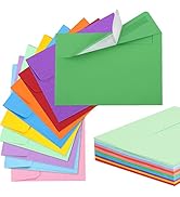 65 Pack Colored Envelopes, 4 x 6 Envelopes, Card Envelopes A4 Envelopes Envelopes for Invitations...
