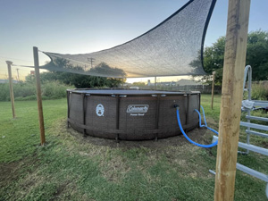 outdoor sun shade for pool