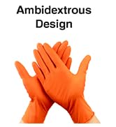 Ambidextrous designed gloves so you can wear on either hand