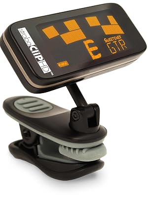 stroboclip, banjo, ukulele, guitar, bass, mandolin, tuner