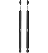 GRENPRO Screwdriving Power Bits PH2-6IN*2pcs Magnetic Phillips #2 Insert Bits S2 Steel Anti-Slip ...