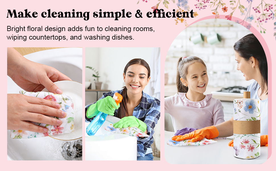 spring kitchen towels with cardboard roll