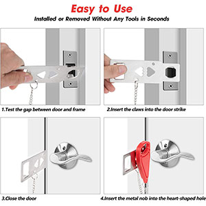 travel door lock