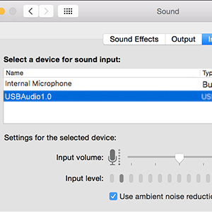 Set USB Audio
