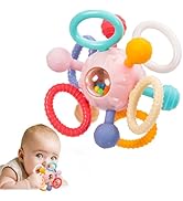 Montessori Teething Toys for Babies 0-6 6-12 Months, Baby Teether Sensory Toys for 0 3 6 9 12 18 ...