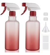 Hethyo Spray Bottles 16.9oz/500ml Plastic Spray Bottle for Hair Mist/Stream Empty Spray Bottle He...