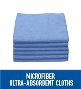 Unger Microfiber Ultra-Absorbent Cloths, 16
