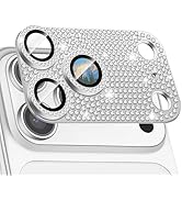 THYRRE-J For iPhone 17 Pro Max Camera Lens Protector Bling Diamond Metal Aluminum Alloy Tempered ...