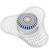 Urinal Screen Deodorizer (12 Pack) with Urinal Cakes Ocean Breeze Scent, Anti-Splash Urinal Deodo...
