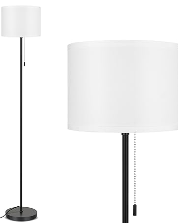 modern floor lamp simple for living room white