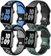 Adorve Compatible with Apple Watch Bands 49mm 46mm 45mm 44mm 42mm for Men Women, Breathable Air H...