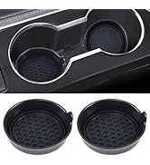 Amooca Car Cup Coaster Universal Automotive Waterproof Non-Slip Cup Holders Sift-Proof Spill Hold...