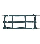 Jeffers Equine Adjustable Open Horse Stall Guard, Green – Heavy Duty Poly Web Stable Gate Barrier...