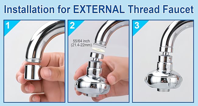 swivel faucet aerator