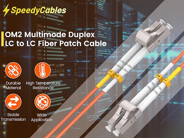 om2 fiber lc to lc;fiber patch cable;fiber optic cable;lc to lc fiber patch cable;multimode fiber lc