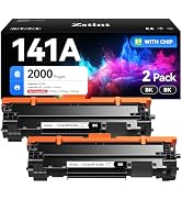 141A Toner Cartridge 2-Black Replacement for HP 141A W1410A 141X W1410X Toner Compatible for HP L...