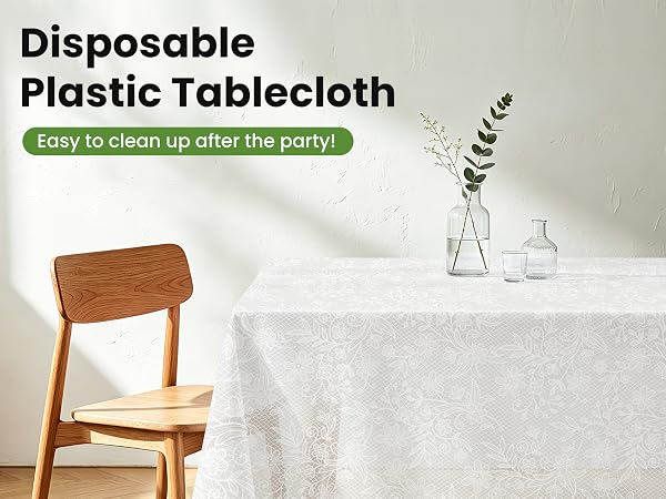 Disposable Plastic Tablecloth