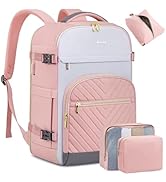 LOVEVOOK Travel Backpack for Women,40L Carry On Backpack for Airplanes,17.3 Inch Laptop Personal ...