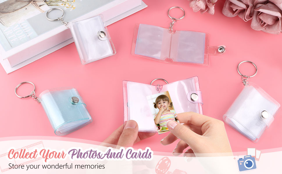 Mini Photo Album Key Chain