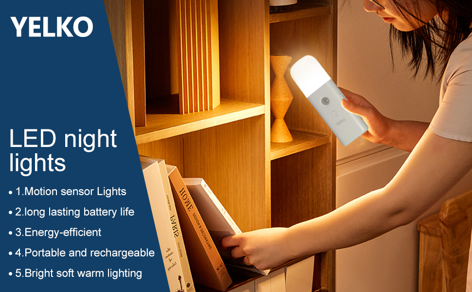 Motion Sensor nightlights rechargeable