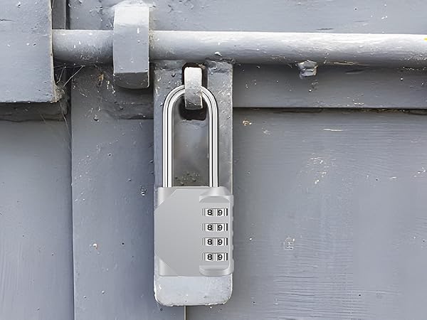 backyard gate lock door padlock hasp padlock outdoor padlock combination code lock