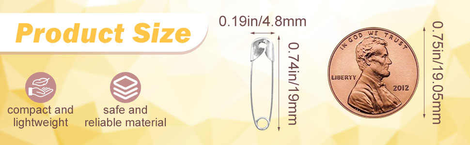 tiny safety pins