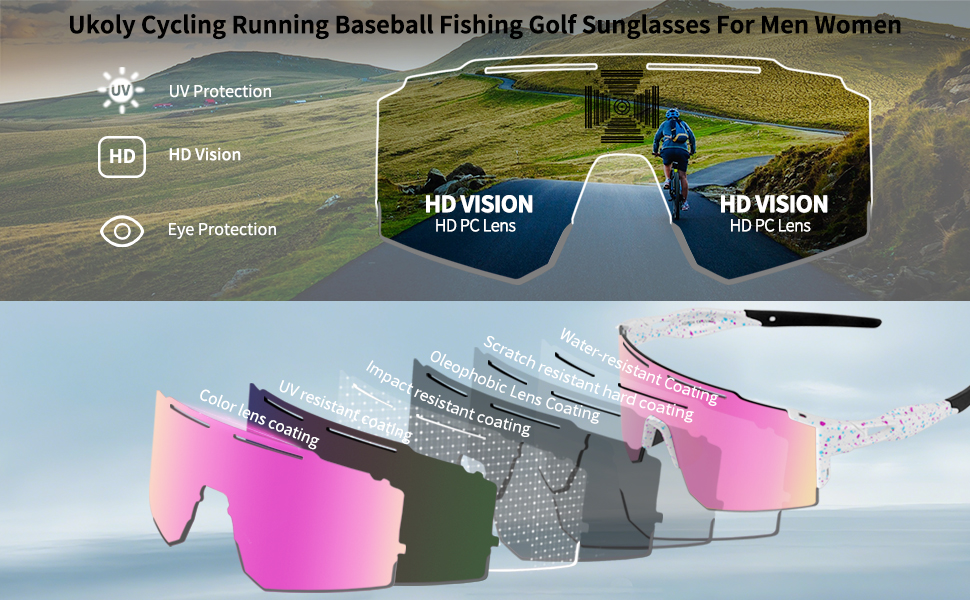 Ukoly Sports Sunglasses