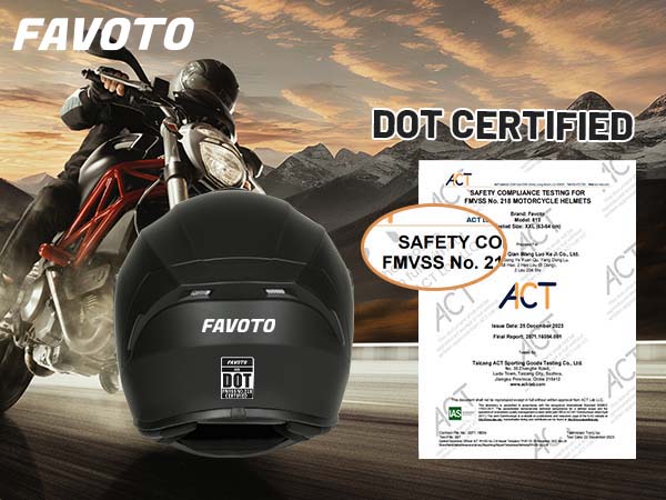 dot certified motorcycle helmet