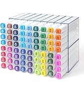 Vowcarol Clear Acrylic Marker Organizer, Marker Holder 18 Slot for 72 Markers- 1 Pack