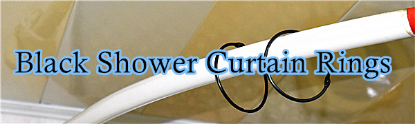 Black Shower Curtain Rings