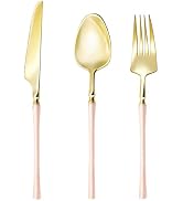 Lullaby Gold Plastic Silverware