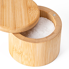 Bamboo Storage Box Salt Container