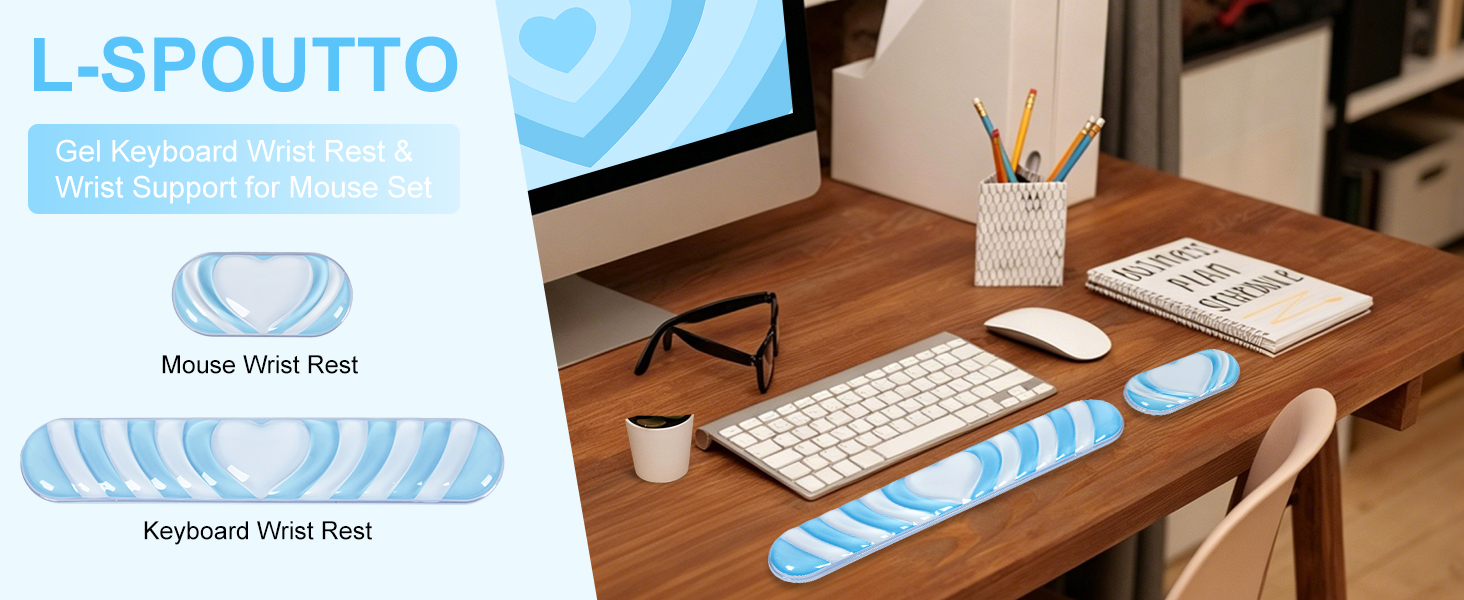 blue mouse pad