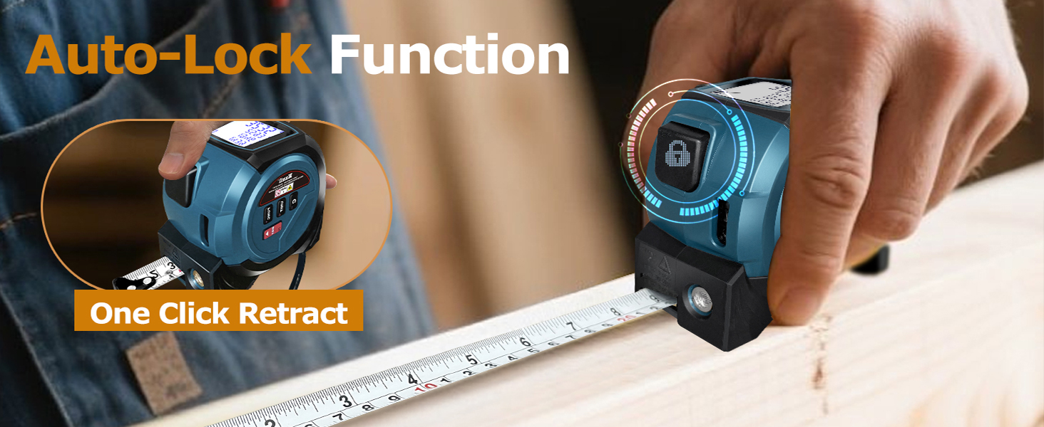 3 in 1 laser rangefinder tape measure