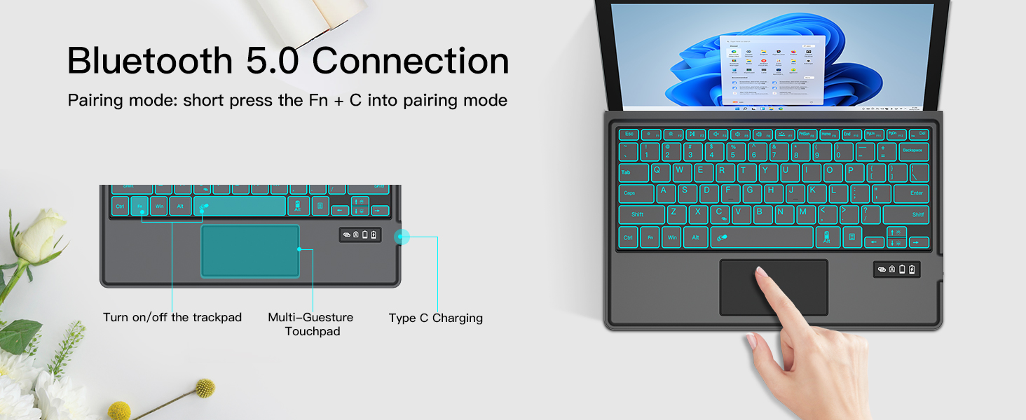 keyboard for surface pro 7+