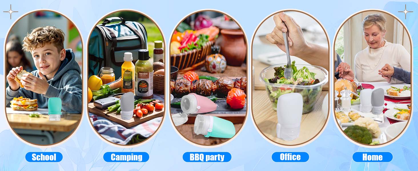 silicone travel bottles