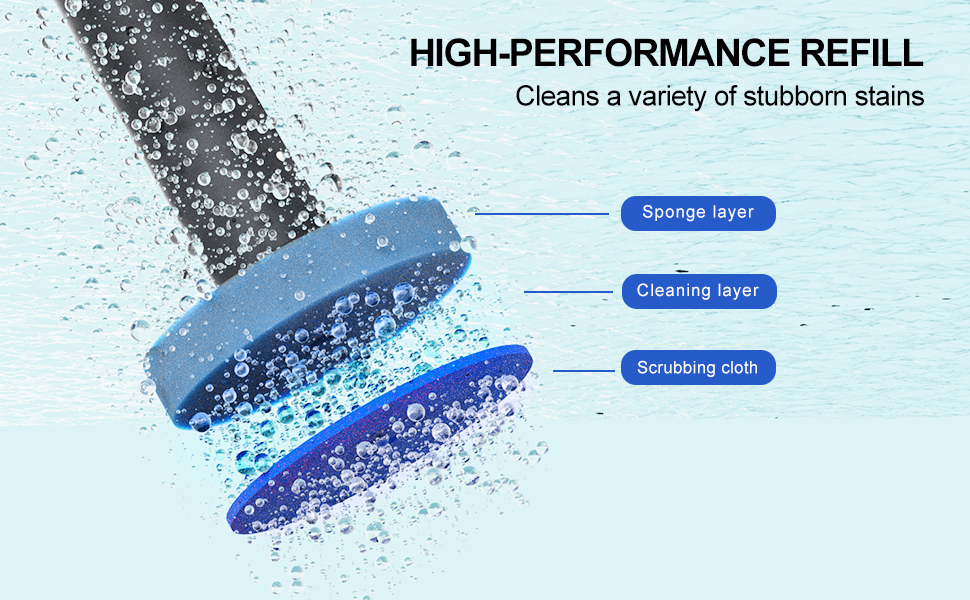 toilet brush with 32 fills