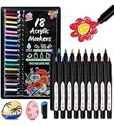 TBC The Best Crafts Acrylic Paint Markers, Big Volume Ink,Waterproof, Non-Toxic, odorless, Suitab...