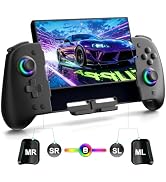 Puiseno Wireless Controllers for Switch, Compatible with Nintendo Switch/Switch OLED, One-Piece H...