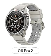 Text reads 'GS Pro 2'. Multiple angles of same smartwatch as Image 5, showing circular face and gray band design.