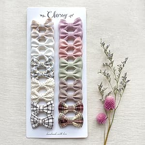 baby hair bow clips