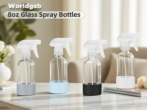 glass spray bottles for cleaning solutions