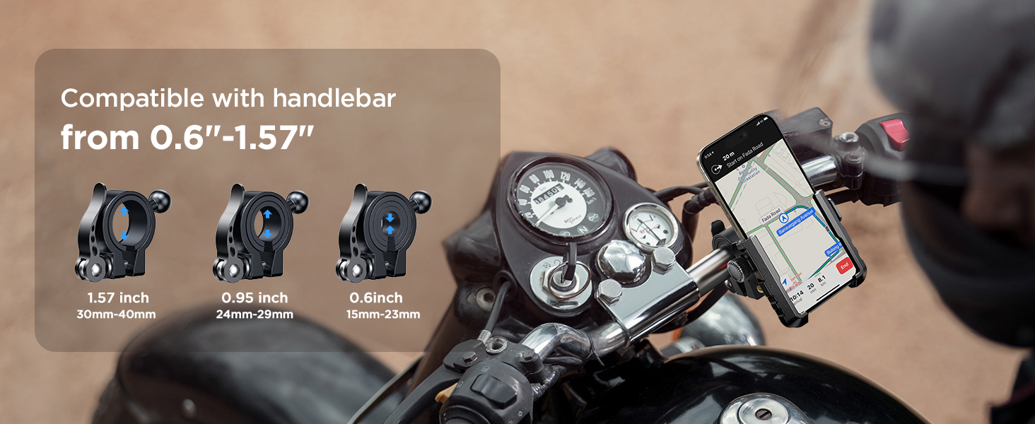 phone mount for motorcycle