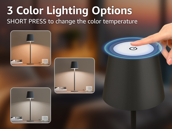 rechargeable table lamp