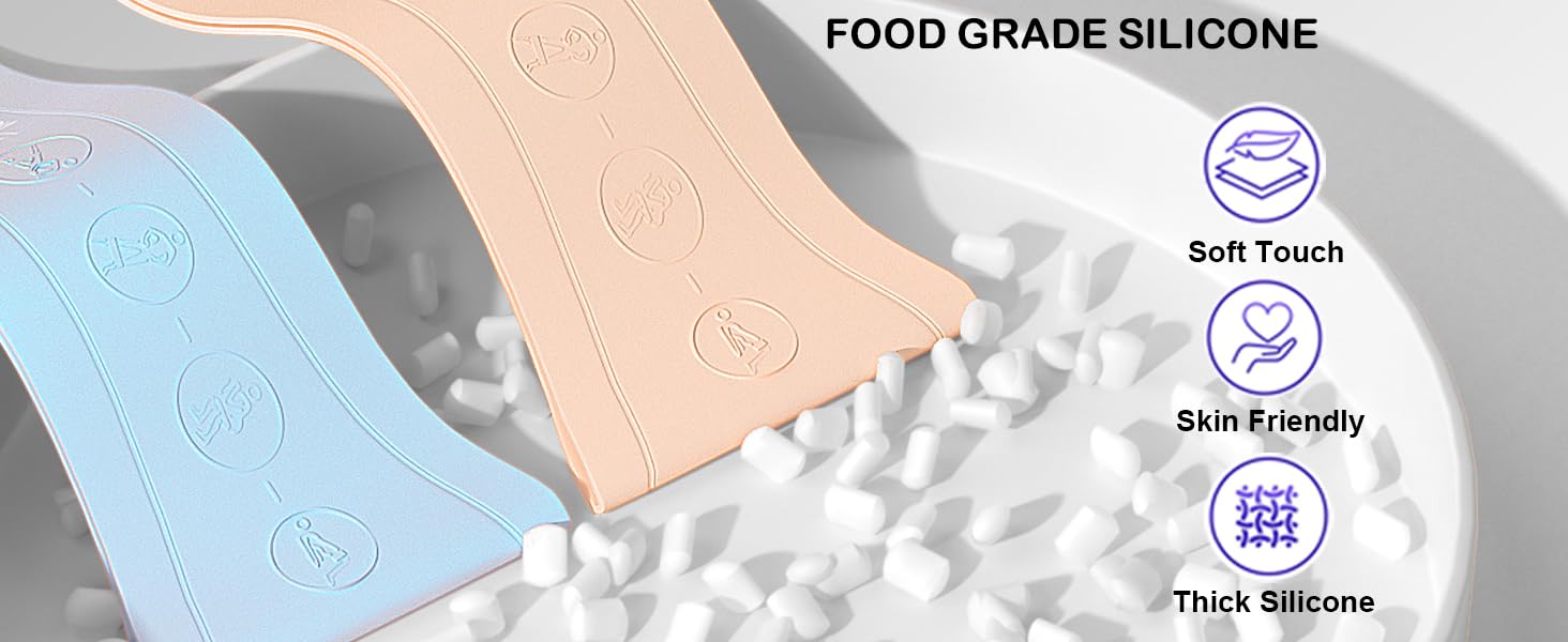 food-grade thick silicone, safe comfort and skin friendly