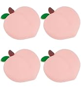 GORGECRAFT 4Pcs Thumb Grips Caps Pink Peach Analog Silicone Thumb Stick Grip Joystick Caps Cover ...
