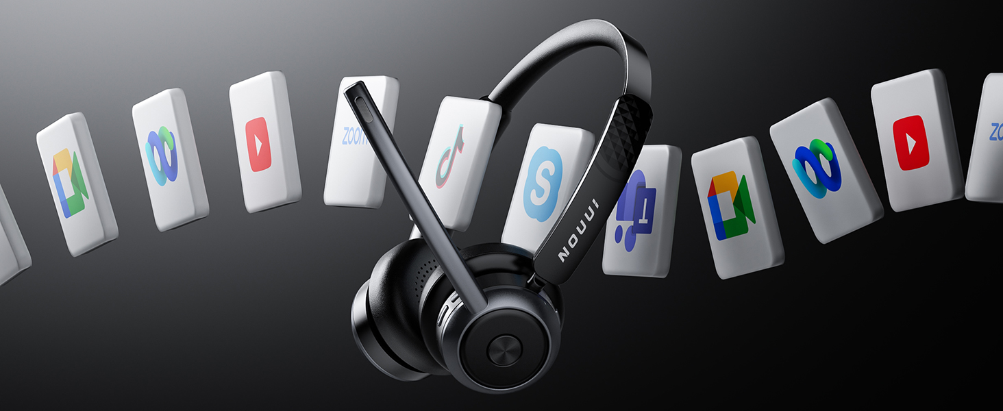 wireless headset with mic