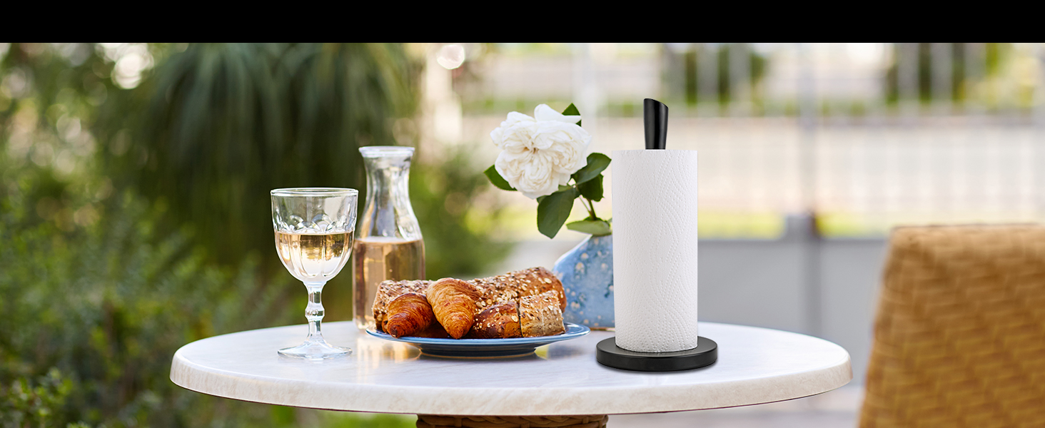 cast iron paper towel holder