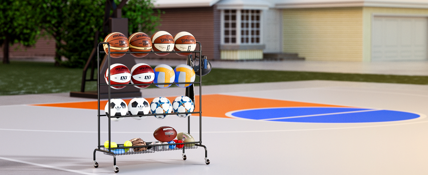 BALL RACK with wheel