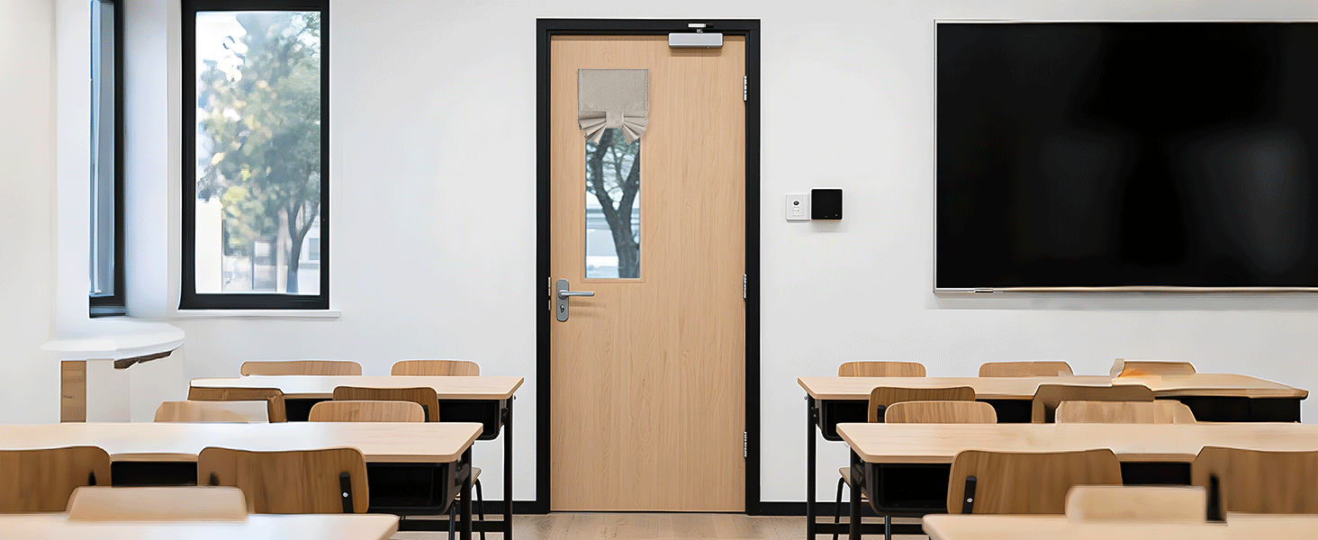 classroom door window cover